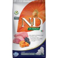 Farmina N&D Pumpkin Lamb & Blueberry Puppy Med & Maxi Dry Dog Food, 2.5 Kg