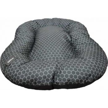  Empets Pontoon Cushion Modern Black 80x50cm 