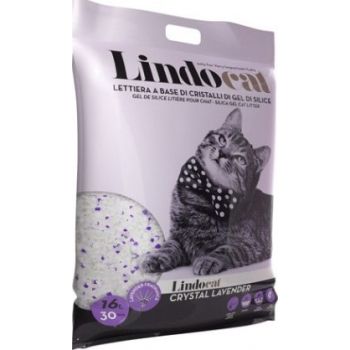 LindoCat Crystal Lavender Scent Litter  (silicagel) 16 L 