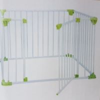 PLAY PEN GREEN WHITE