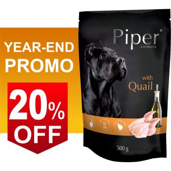  PIPER Dog food quail Sachet 500g 