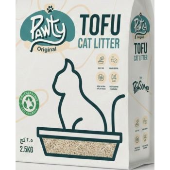  Pawty Tofu - Cat litter 6L Original 