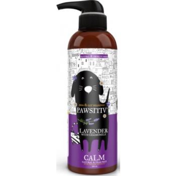  PAWSITIV'S NATURAL AND TEARLESS SHAMPOO FOR DOGS & CATS - LAVENDER WITH CHAMOMILE (CALM) - 500ML 