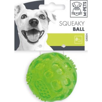  M-PETS Squeaky Ball Dog Toys Green 