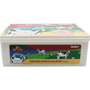  Bioline Lollipop for Dogs (Chicken&Milk 23g x 8pcs) 