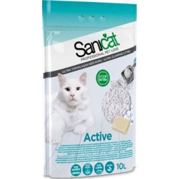  Sanicat Cat Clumping Litter  ACTIVE 10 L 