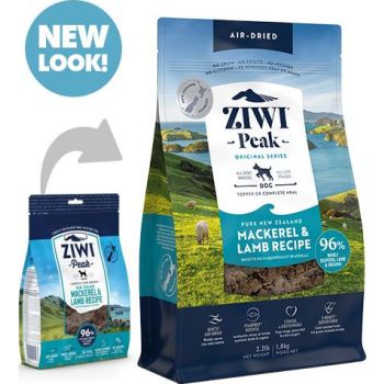  ZiwiPeak Air Dried Mackerel & Lamb Dog Food 2.5kg 