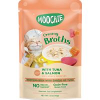 MOOCHIE CREAMY BROTH WITH TUNA & SALMON 40g Pouch