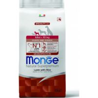 Monge Monoprotein Mini Puppy And Junior Lamb With Rice 2.5kg