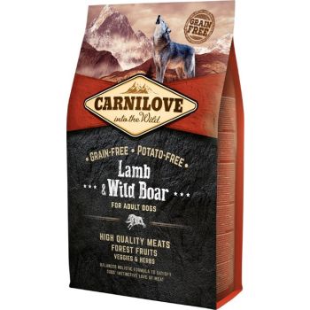  Carnilove Lamb & Wild Boar For Adult Dogs 4kg 