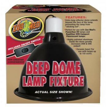  Zoo Med Deep Dome Lamp Fixture 