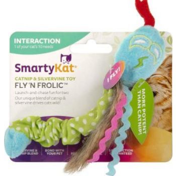  SmartyKat® Fly 'N Frolic™ Door Dangler Catnip And Silvervine Cat Toys 