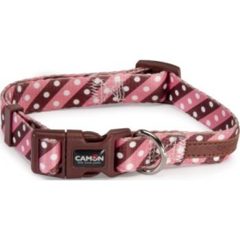 Camon Adjust.Collar-Twill Dot Pink- (15X300~400Mm) 