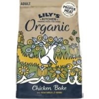 Lily's Kitchen Organic Chicken Bake with Vegetable & Herb Adult Dry Dog Food - 1KG
