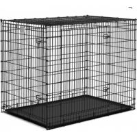 Crate Black Double Door 54 INCH