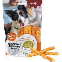 Duvo+ Meat Chicken & Rawhide Sticks Small 12.5cm [Weight - 100g
