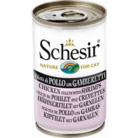 Schesir Cat Can-Wet Food Chicken with Shrimps-140g