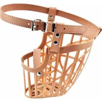 WOOFY Adjustable Plastic Dog Muzzle Medium