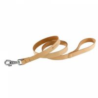 FERPLAST LEATHER DOG LEAD-BEIGE 10/120(10mm x L 120cm)