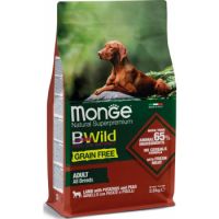 Monge BWILD GRAIN FREE DOG LAMB WITH PEAS AND POTATO 2,5KG