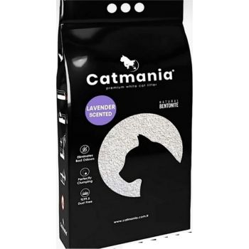  Catmania Lavender Scented Natural Bentonite Cat Litter - 20 L 