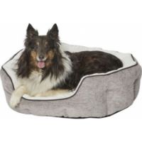 QuietTime Deluxe Taupe Tulip Bed (Small) Size: 23.8″ W x 10.5″ H x 25.4″ L