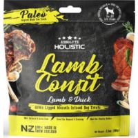 Absolute Holistic Air Dried Dog Treats - Lamb Confit 100g