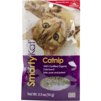  SmartyKat® Certified Organic Catnip 1 Oz Pouch 