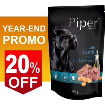  Piper Wet Food with Lamb Carrot and Brown Rice,500G 