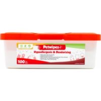Petwipes Hypoallergenic & Deodorizing, 100 Pcs