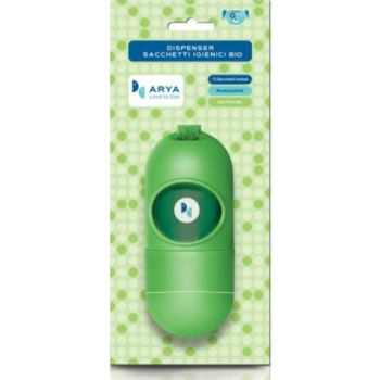  ARYA  Poo Bags Dispencer WITH 1 BIODEGRADABLE REFILL OF 15 BAGS 