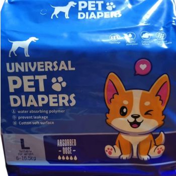  Universal Male Pet Diaper- L (10pc) 