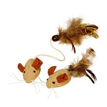  MICE W/FEATHERS NATURE 82633 