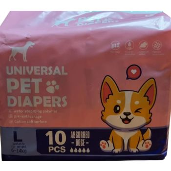  Furpaws Female Pet Diaper- L (10pc) 