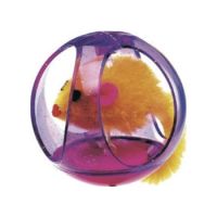 Ferplast PA 5214 Cat ball Toys with plush animal
