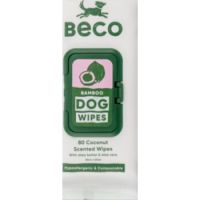 Beco Bamboo Coconut Scented Dog Wipes 80C