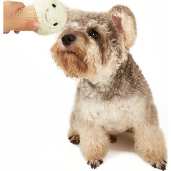  FOFOS Plush Ice Cream Dog Toys 