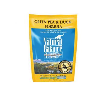  Natural Balance L.I.T Green Pea & Duck Dry Cat Formula - 10Lb 