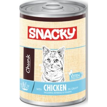  Snacky Kitten Wet Food Chicken 400GR 