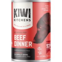 Kiwi Kitchens Grass Fed Beef Dinner Canned Wet Dog Food 375g