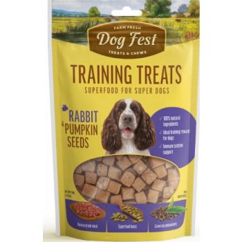  Dog Fest Training Treats Rabbit & Pumpkin Seeds 90g 