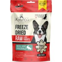 KELLY & CO'S Single Ingredient Freeze-dried Crocodile Muscle Meat for Dog Treats - 40g