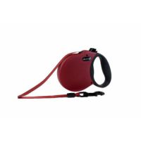 Adventure retractable leash, 5 m - Small - Red