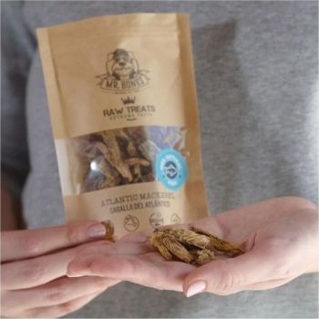  Mr Bones Atlantic Mackerel Raw Dog And Cat  Treats - 400 g 
