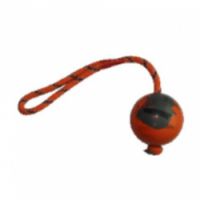SOLID RUBBER BALL WITH ROPE :ER061