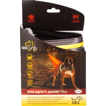  Duvo+ Safety Jacket Fluo Flash Large Black 