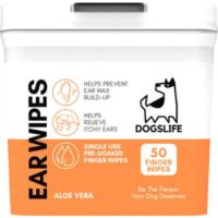 DogsLife Ear Wipes Aloe Vera Dog 50pcs
