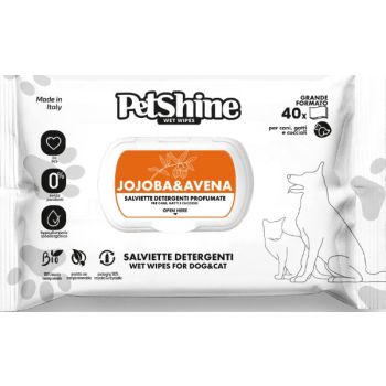  PetShine Wet Wipes Jojoba 40Pcs 