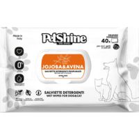 PetShine Wet Wipes Jojoba 40Pcs