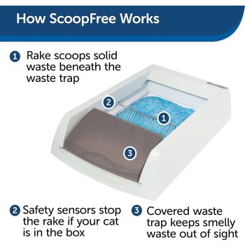  PetSafe ScoopFree Automatic Self-Cleaning Litter Box 